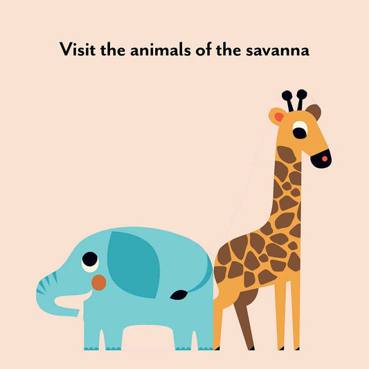 Wild Animals Bookscape Board Book