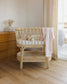 Organic Wrap Knit Footie - Heathered Natural