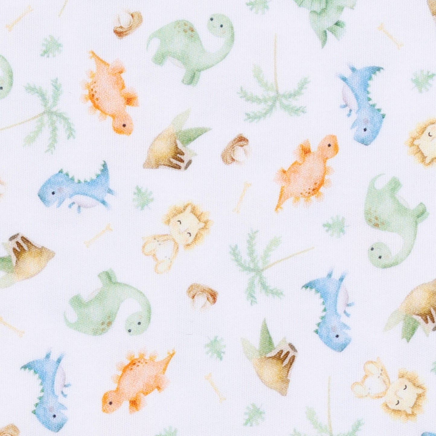 Dino Land Pima Zip Footie