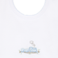 Choo Choo Train Embroidered Pima Bib