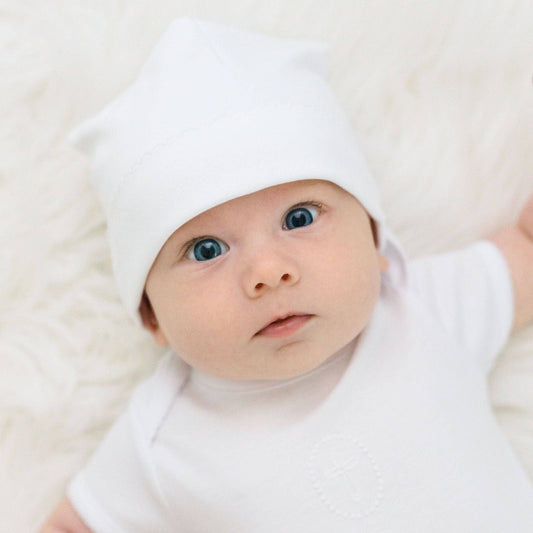 Essentials Solid White Pima Hat