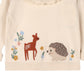 Organic Woodland Embroidered Knit Sweater and Pant Set