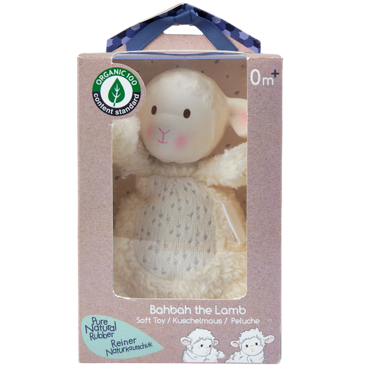 Bahbah the Lamb Baby Teether with Rattle