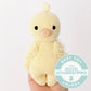 Baby Duckling Knitted Animal