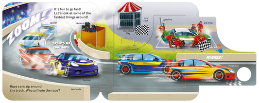 Peek-a-Flap Zoom Interactive Board Book