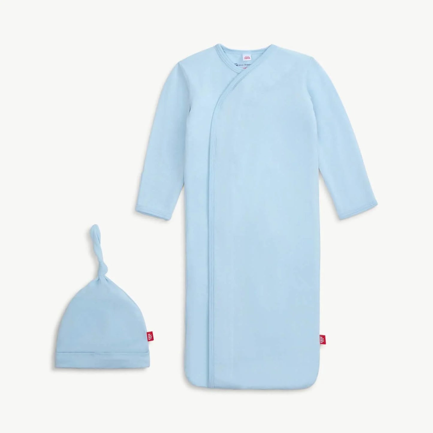 Baby Blue Magnetic Gown + Hat Set