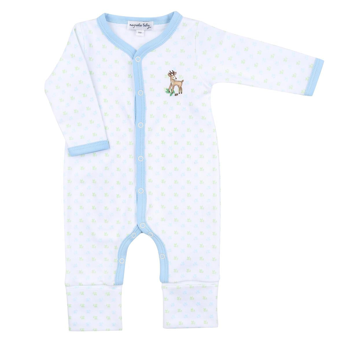 Baby Buck Embroidered Playsuit
