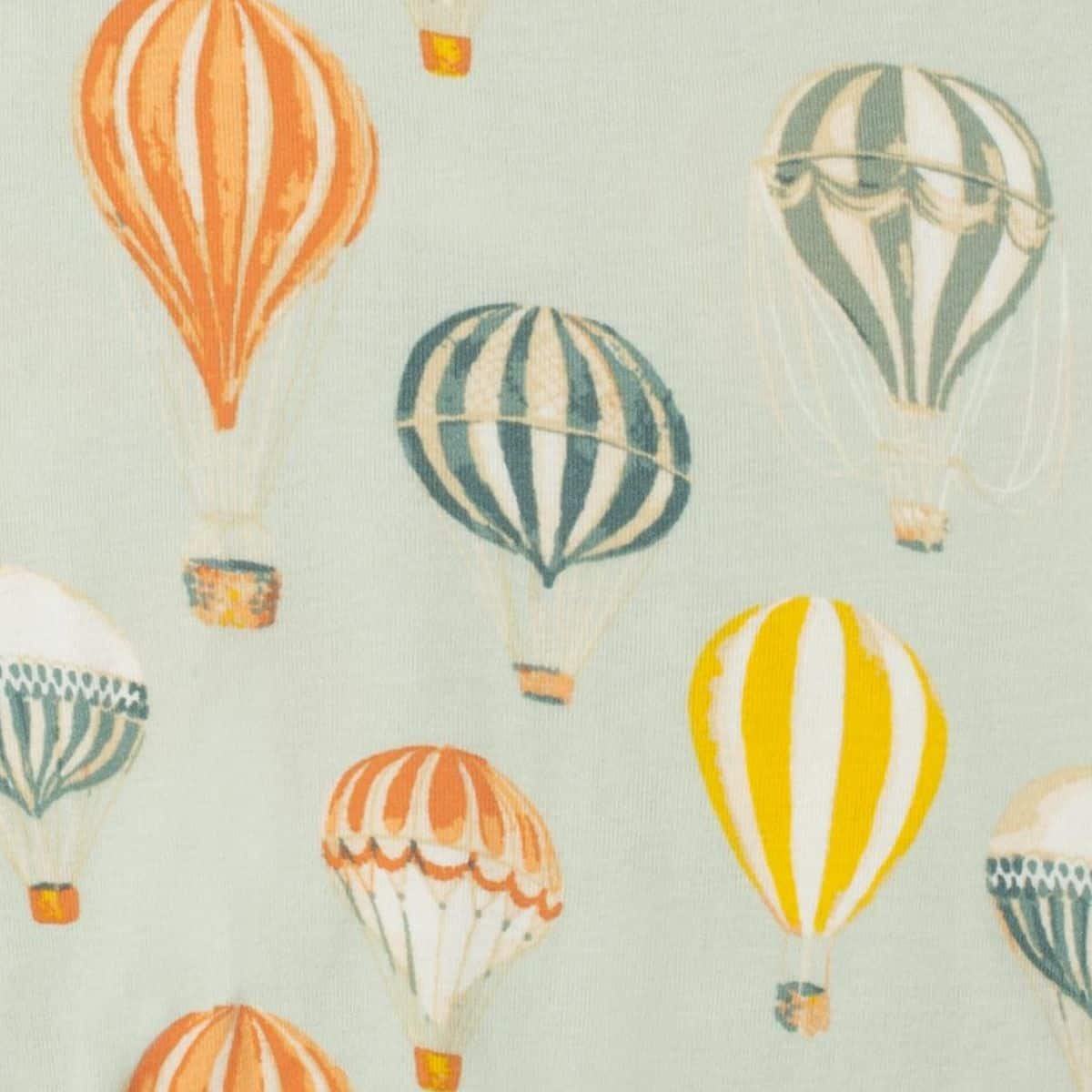 Vintage Balloons Organic Muslin Swaddle Blanket