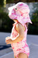 UPF 50+ Flamingos Scalloped Sun Hat