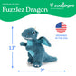 13" Fuzzlez Dragon Stuffed Animal