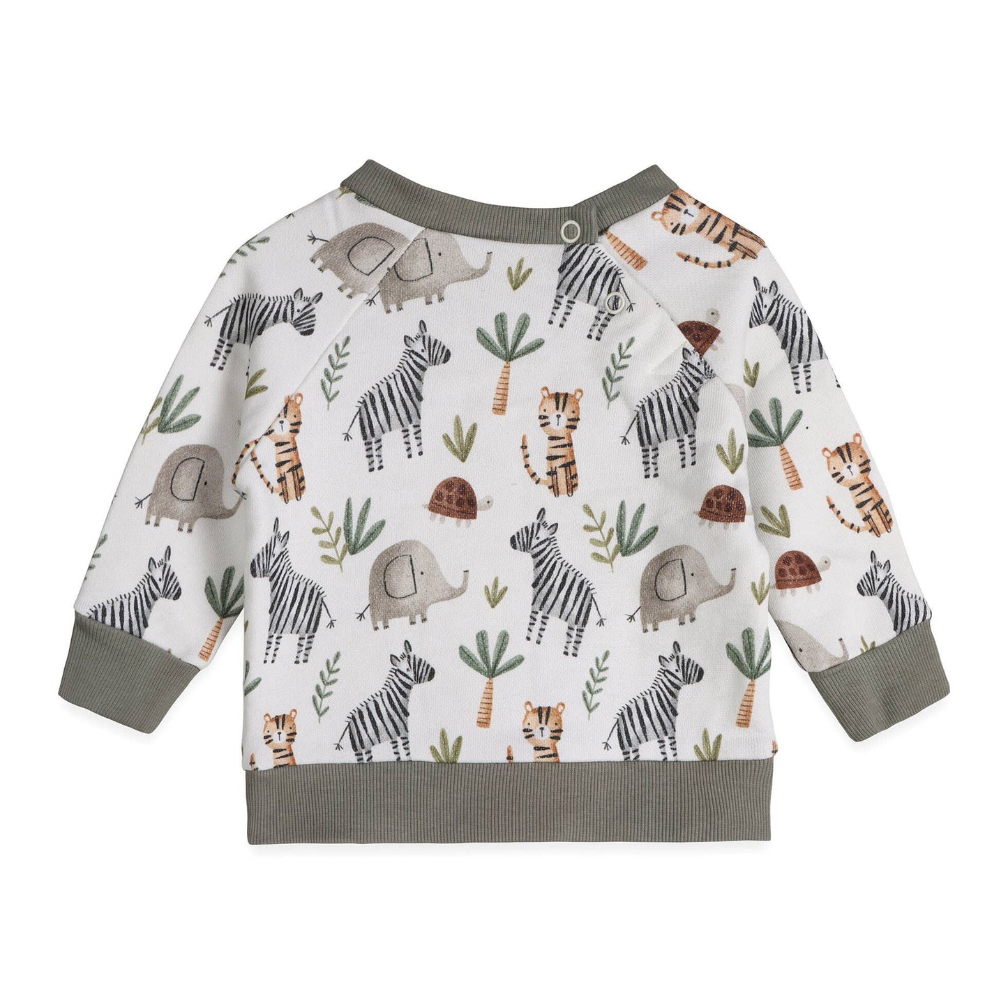 Organic Savannah Safari Animals Pullover and Pant Set
