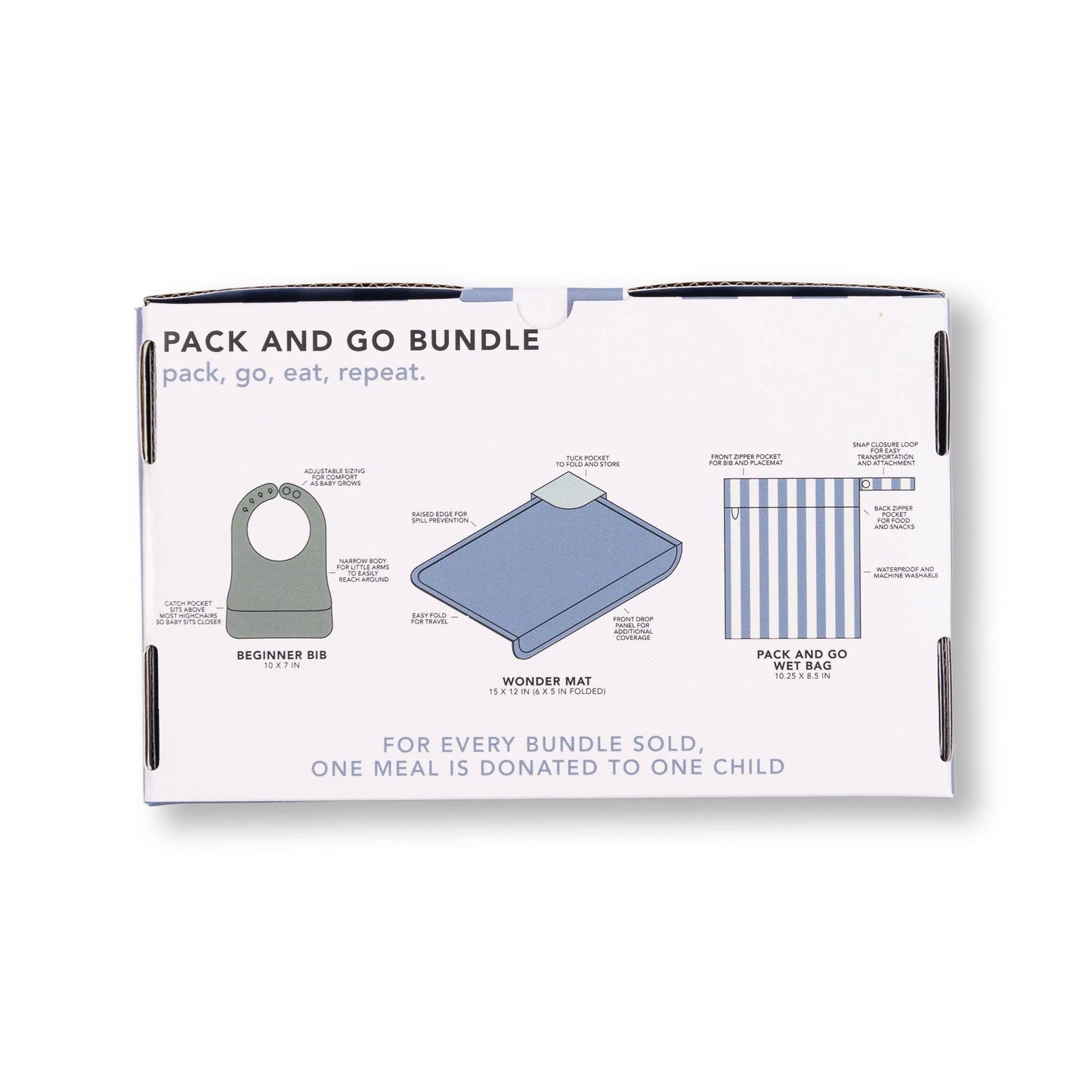 Pack and Go Eating Bundle- Ocean Tide