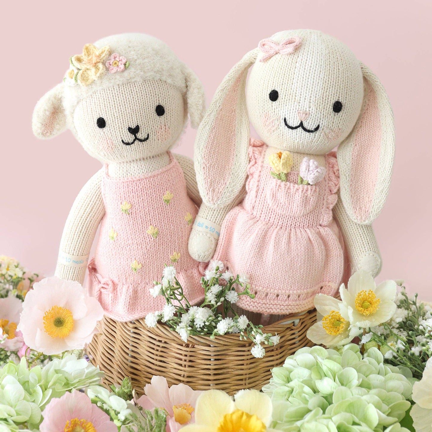 Eleanor the Lamb Knitted Animal: Little - 13"