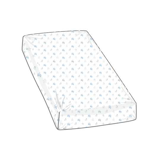 Pima Baby Boy Carriage Crib Sheet