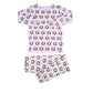 Holiday Wreath 2PC Shirt/Pants Bamboo Pajama Set
