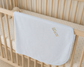 Little Train Embroidered Pima Blanket