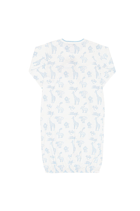 Blue Safari Pima Gown