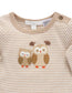 Organic Applique Owl Bodysuit + Legging Set