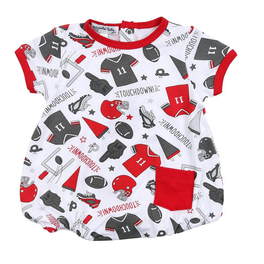 Touchdown Red and Black Bamboo Bubble