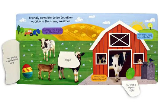 Easter On The Farm: A Seek & Find Flap Board Book