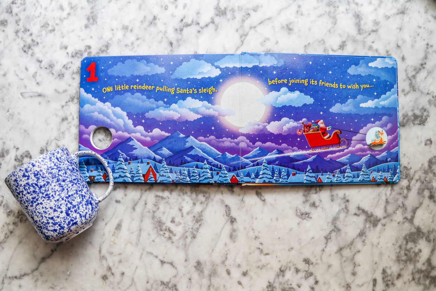 Ten Little Reindeer Board Book