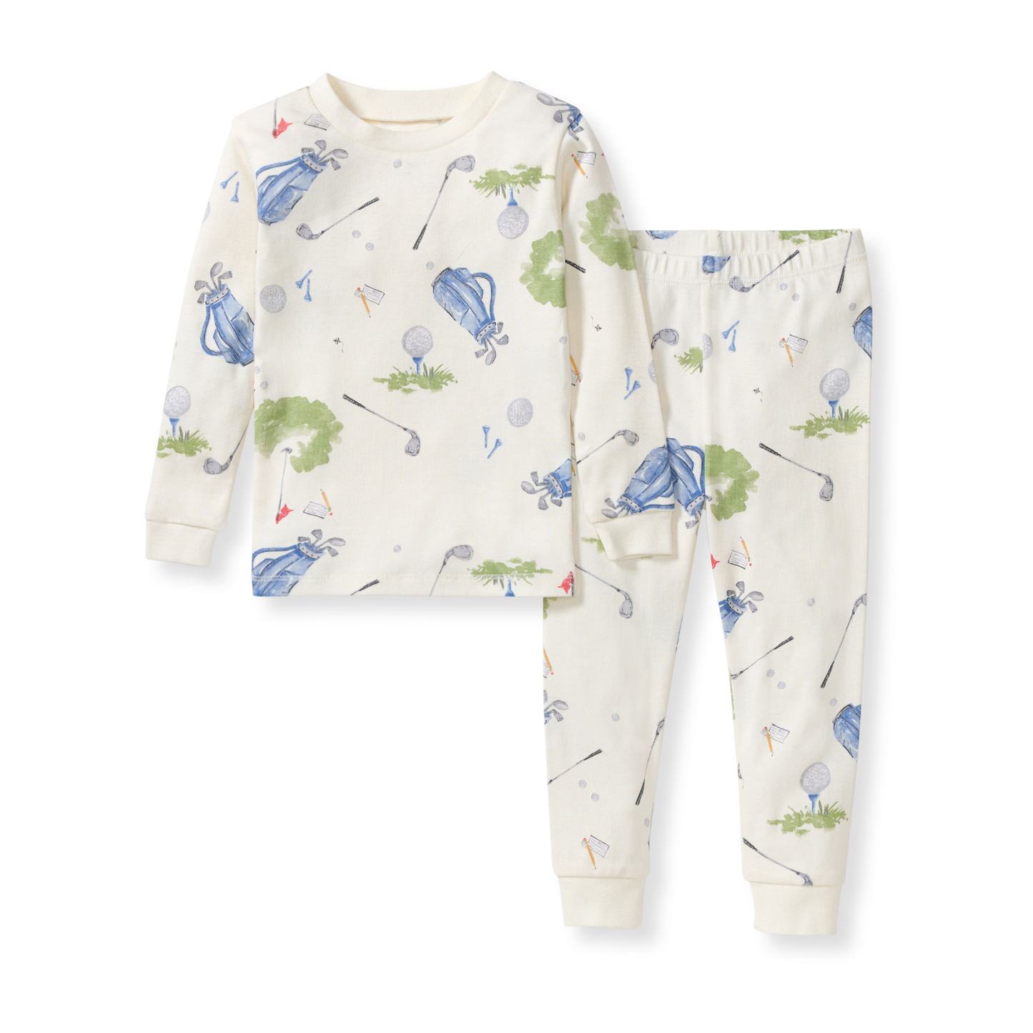 Little Golfer Organic Two-Piece Pajamas