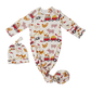 Farm Friends Bamboo Gown and Hat Set