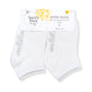 Solid Organic Baby Ankle Socks 6 Pack - Cloud