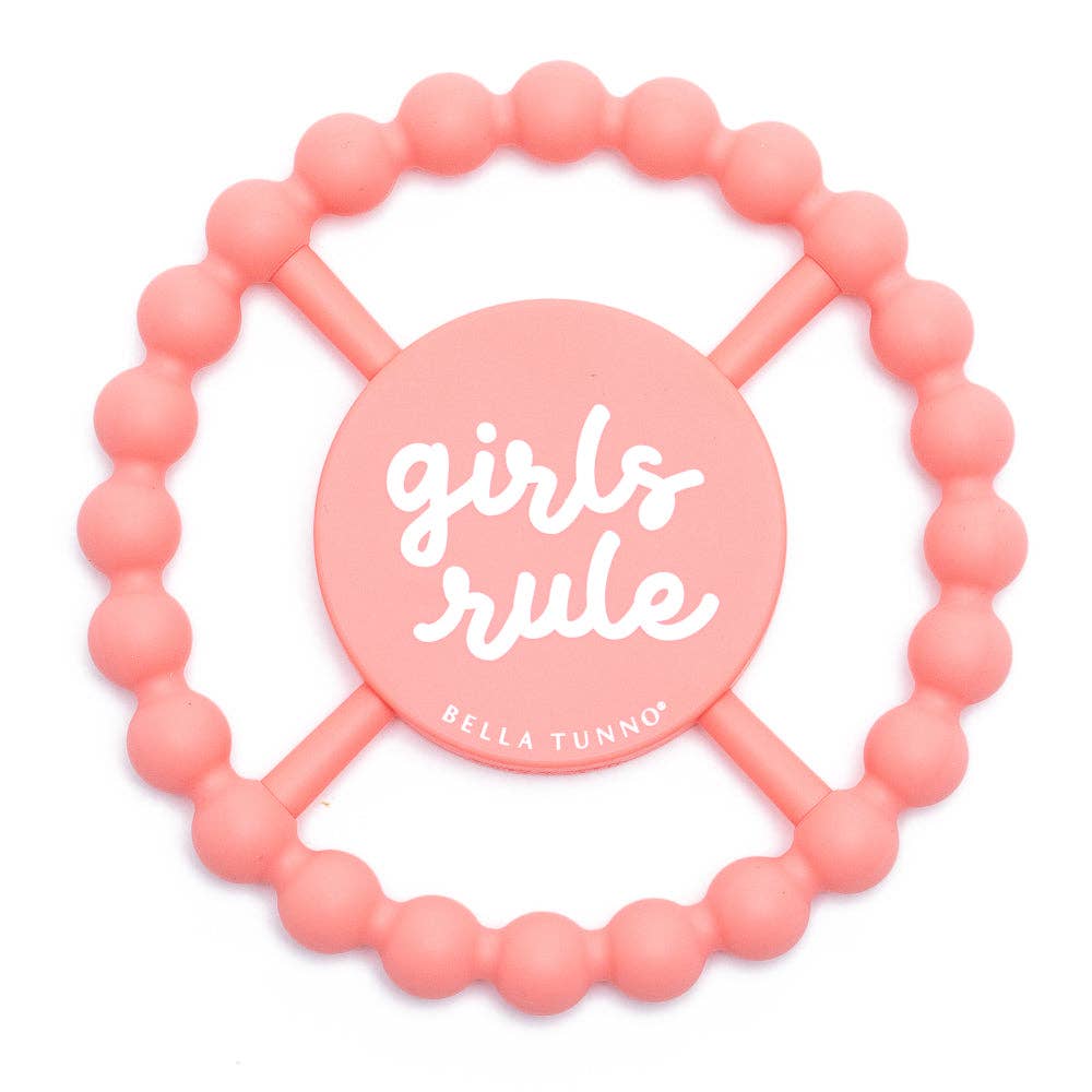 Girls Rule Happy Teether