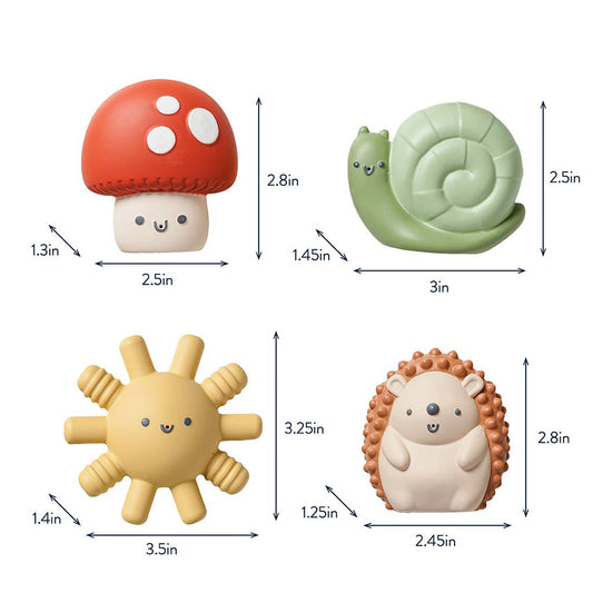 Itzy Squirt Bath Toys 4PK
