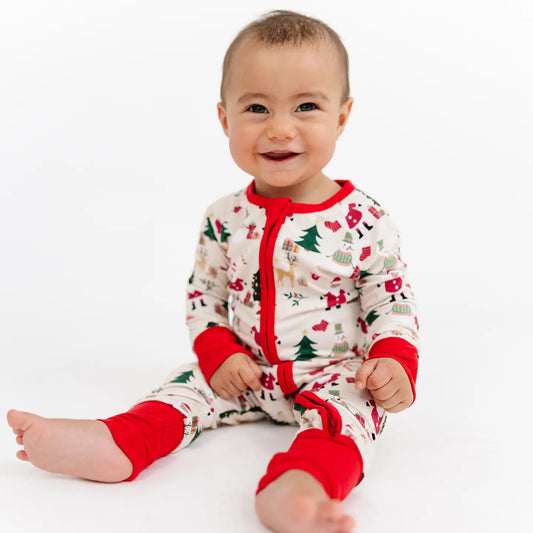 Cozy Christmas Bamboo Convertible Pajamas
