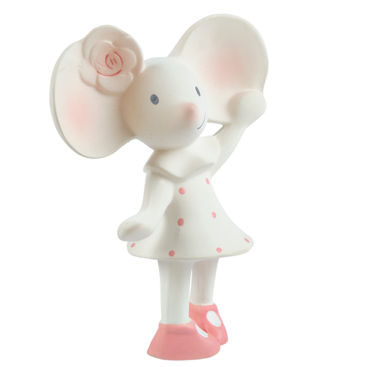 Meiya the Mouse Natural Rubber Squeaker Toy