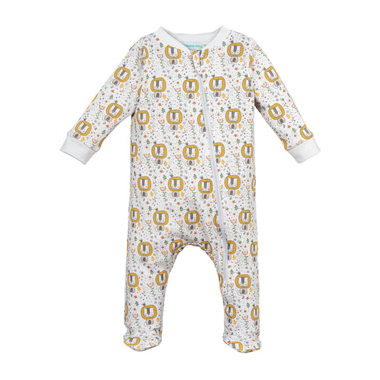 Lion Pima Zip Footie