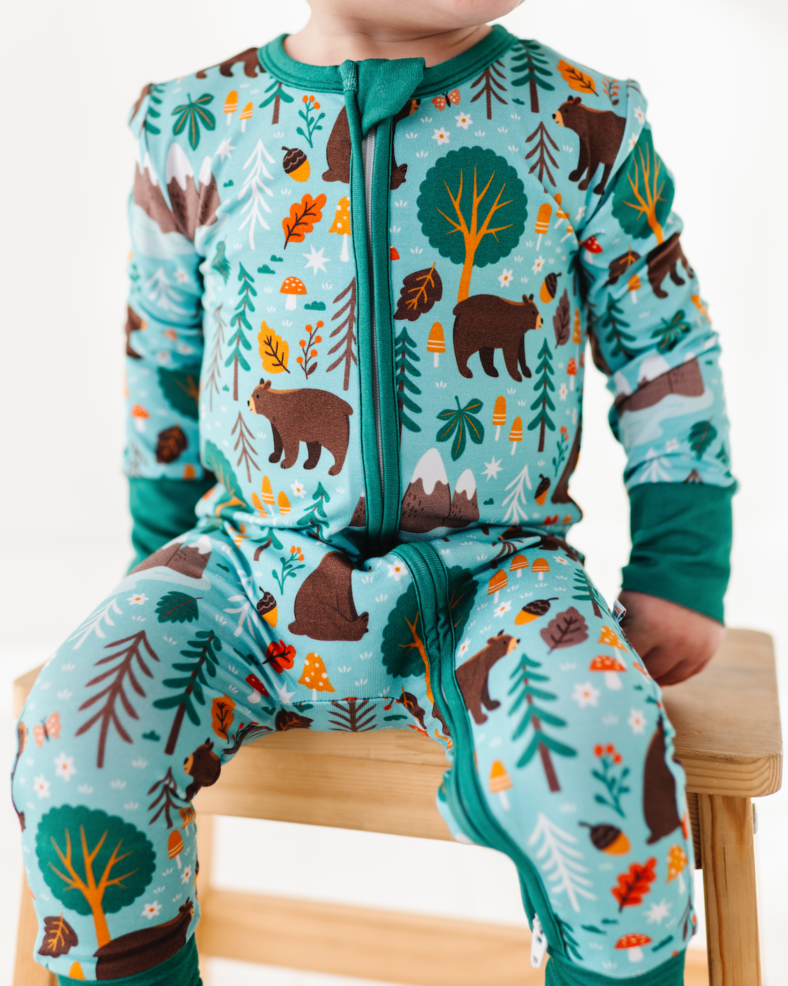 Woody Woodland Bamboo Pajamas