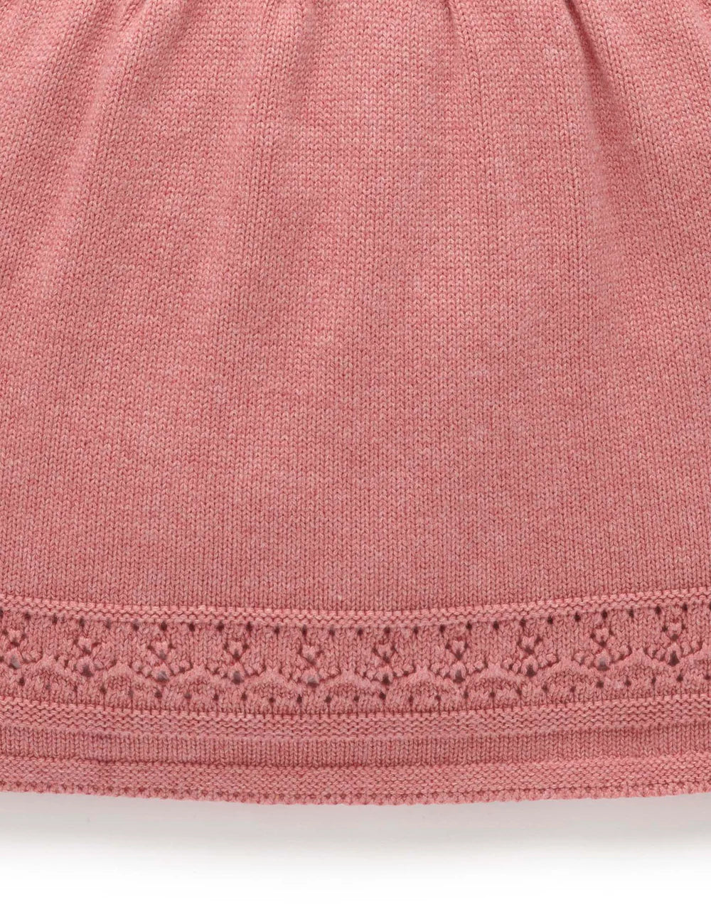Organic Embroidered Knitted Dress