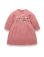 Organic Embroidered Knitted Dress