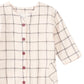 Cabin Plaid Muslin Patch Pocket Romper