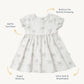 Organic Cotton Puff Sleeve Dress - Tropical