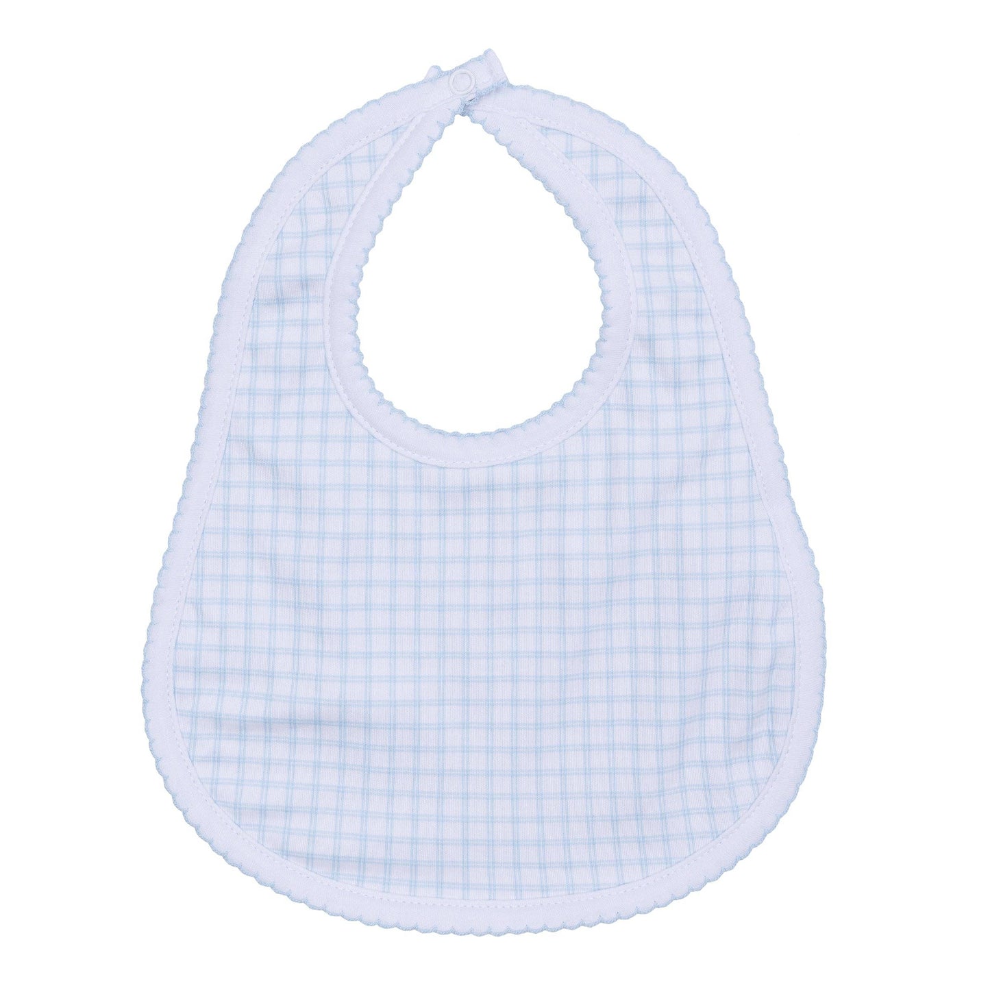Peek-A-Boo Wishes Pima Blue Bib