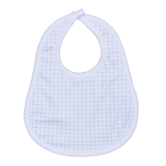 Peek-A-Boo Wishes Pima Blue Bib