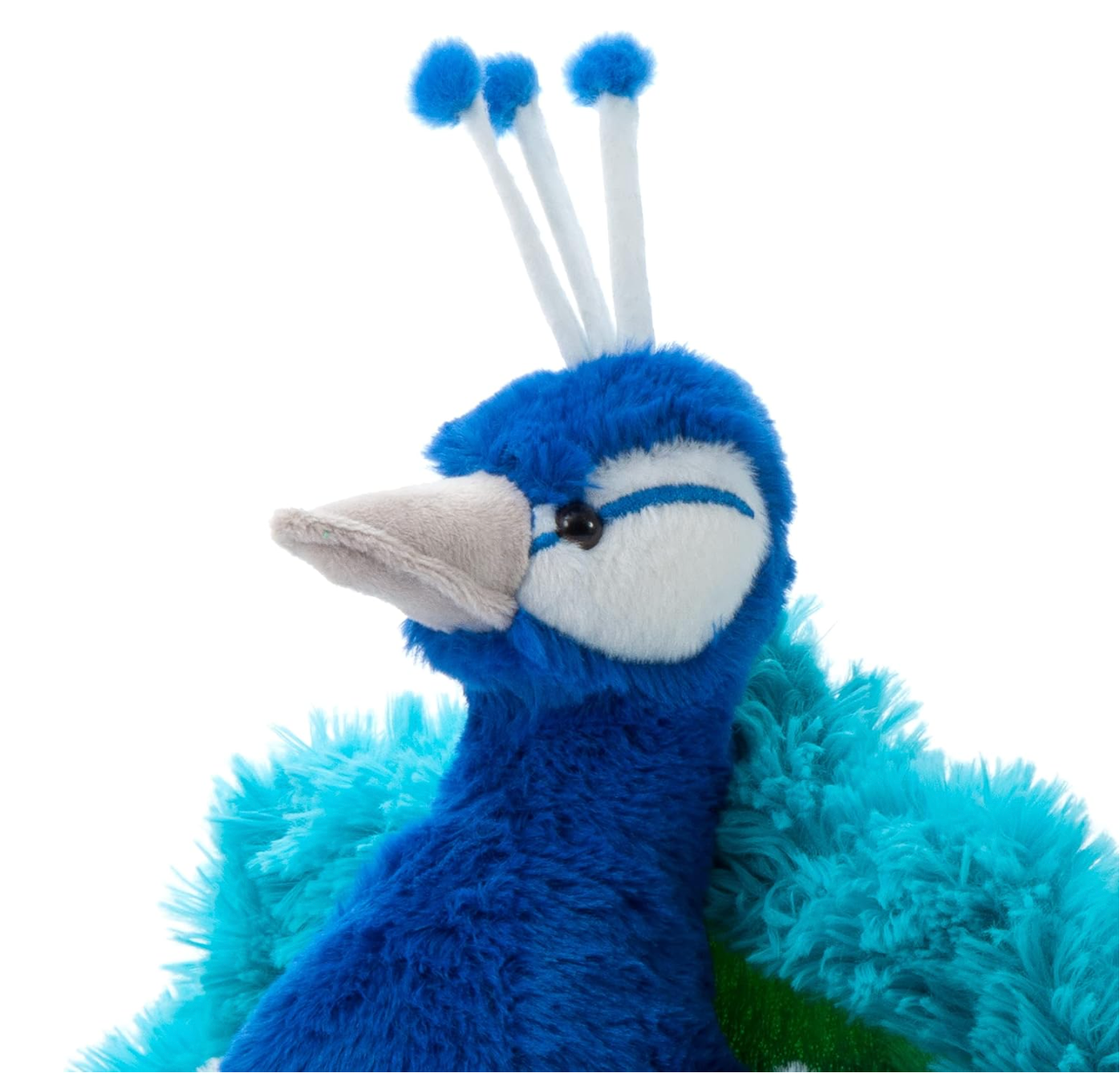 12" Wild Onez Peacock Bird Stuffed Animal