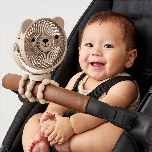 Itzy Breeze 3-Speed Stroller Fan™ - Taupe