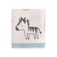 Organic Blue Alphabet Blanket