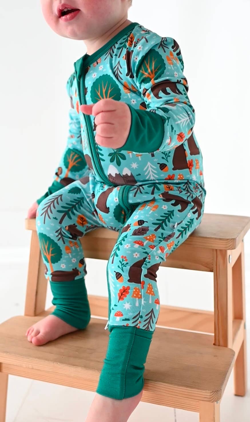 Woody Woodland Bamboo Pajamas
