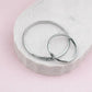 Classic Sterling Silver Bangle Bracelet: Small 0-12m