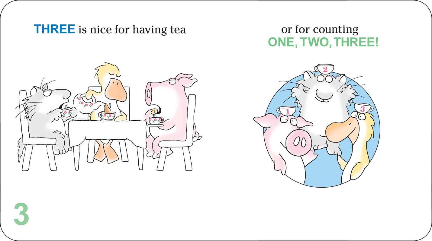 One, Two, Three! by Sandra Boynton Board Book
