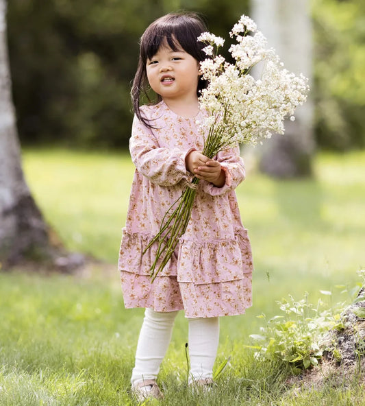 Ditsy Country Floral Organic Cotton Dress