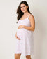 The Essential Pima Maternity Set - Pink & Dorset Floral