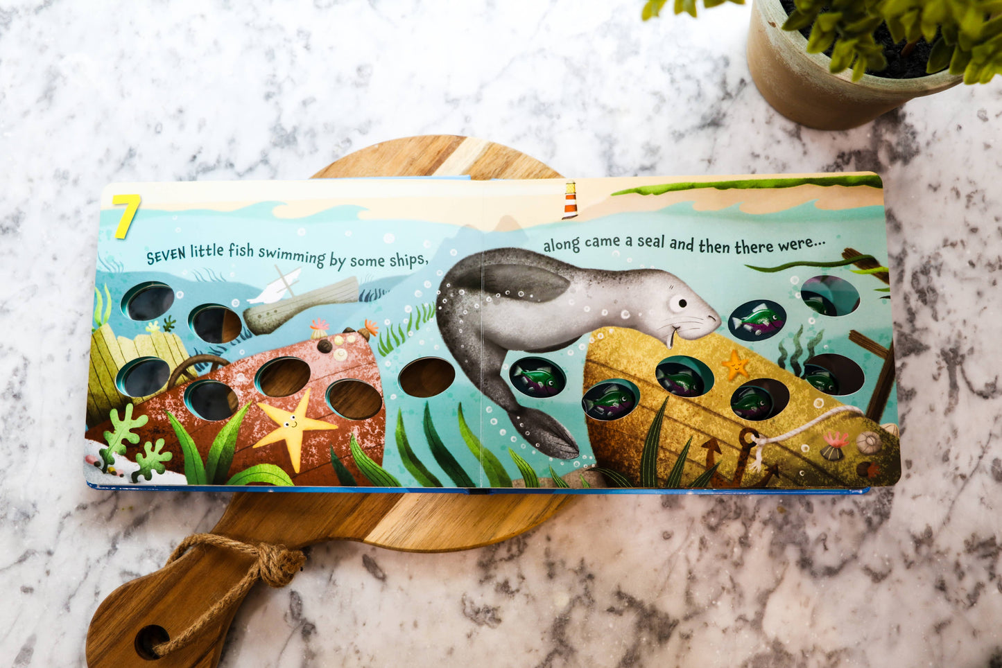 Ten Little Fish Board Book
