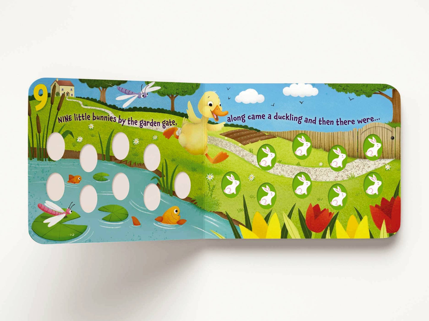 Ten Little Bunnies Board Book